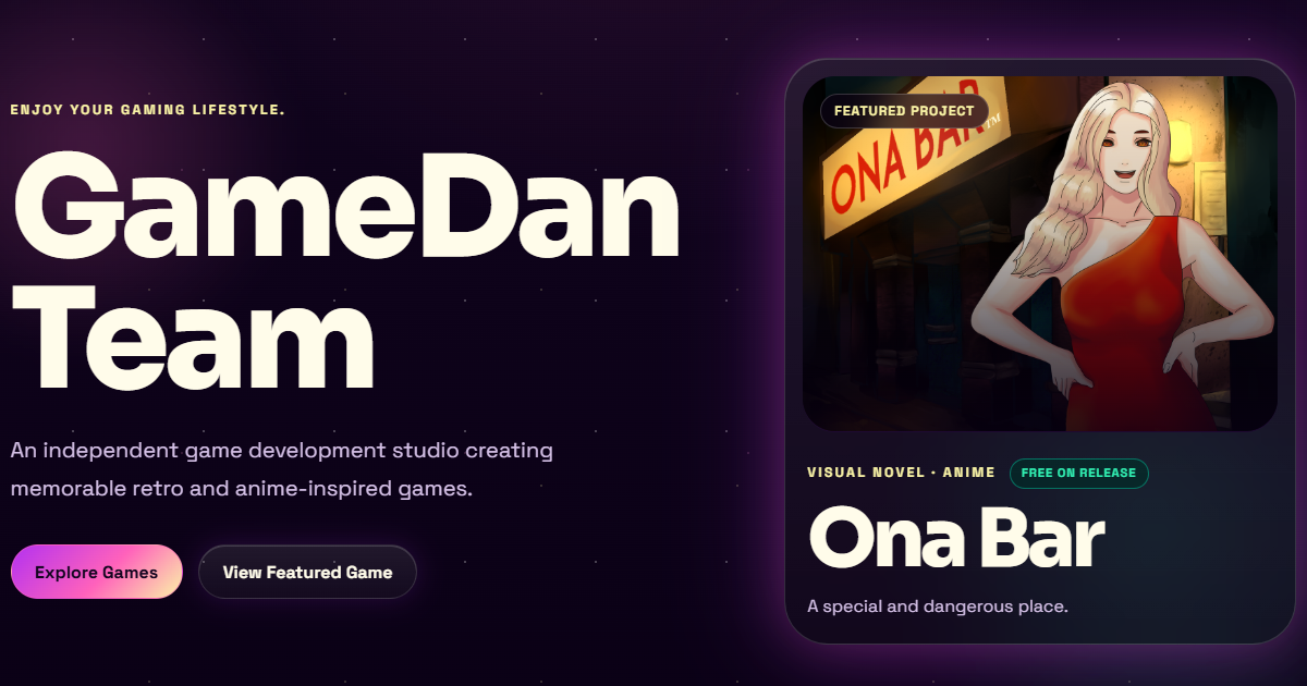 GameDan Team project preview